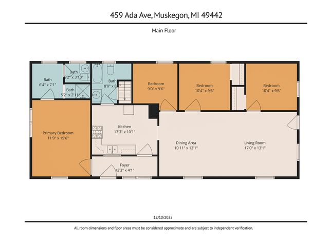 459 Ada Avenue, Muskegon, MI 49442