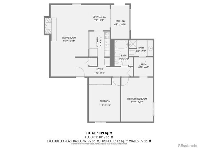 3323 S Monaco Street D, Denver, CO 80222