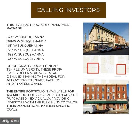 1631 W SUSQUEHANNA AVE, Philadelphia, PA 19121