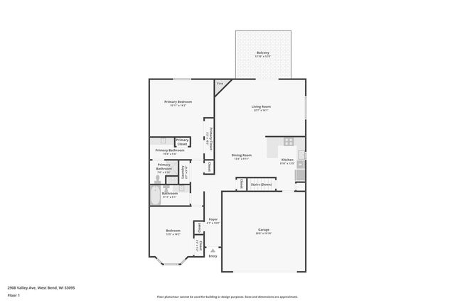 2908 Valley AVENUE, West Bend, WI 53095