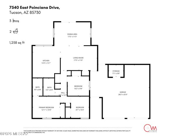 7540 E Poinciana Drive, Tucson, AZ 85730