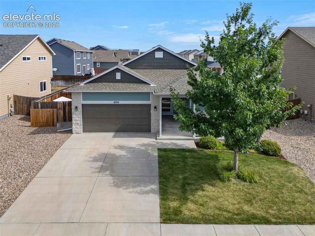 6316 Dancing Star Way, Colorado Springs, CO 80911 — exterior
