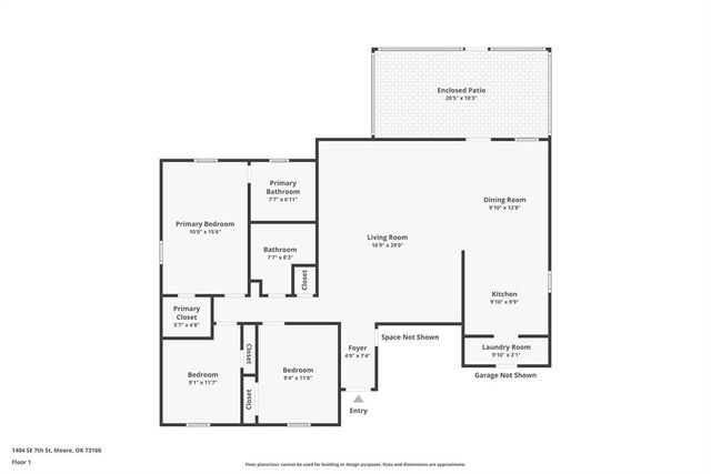 1404 SE 7th Street, Moore, OK 73160