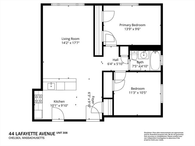 44 Lafayette Ave. 308, Chelsea, MA 02150