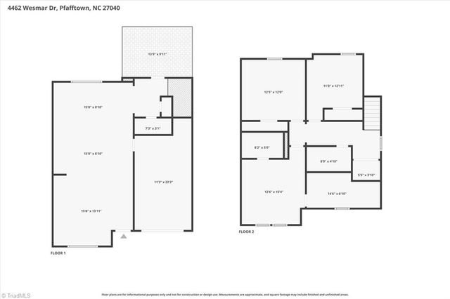 4462 Wesmar Drive, Pfafftown, NC 27040