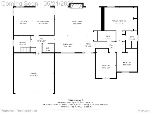 21225 Parklane Street, Farmington Hills, MI 48335