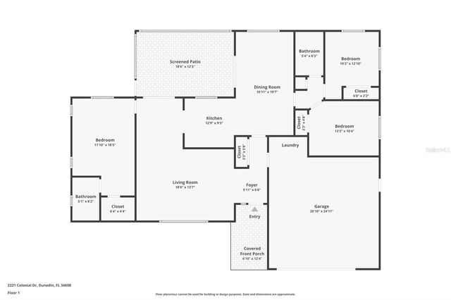 2221 COLONIAL DRIVE, Dunedin, FL 34698
