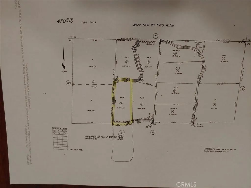 0 LOT 6 Scorpion Canyon Rd, Hemet, CA 92545