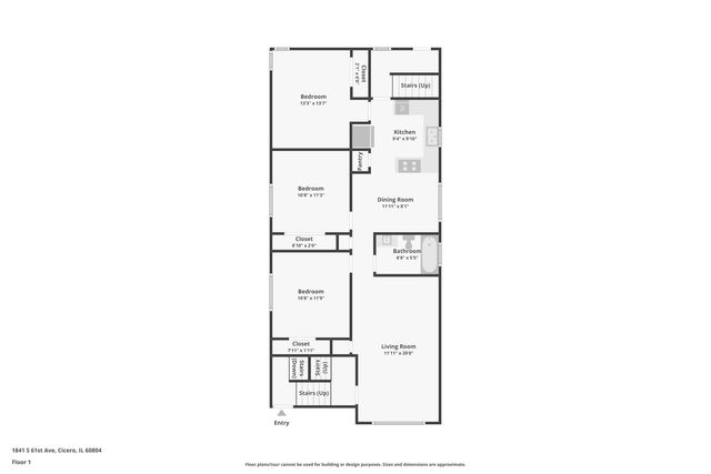 1841 S 61ST Court, Cicero, IL 60804