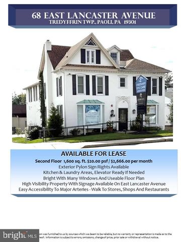 68 E LANCASTER AVE, Paoli, PA 19301