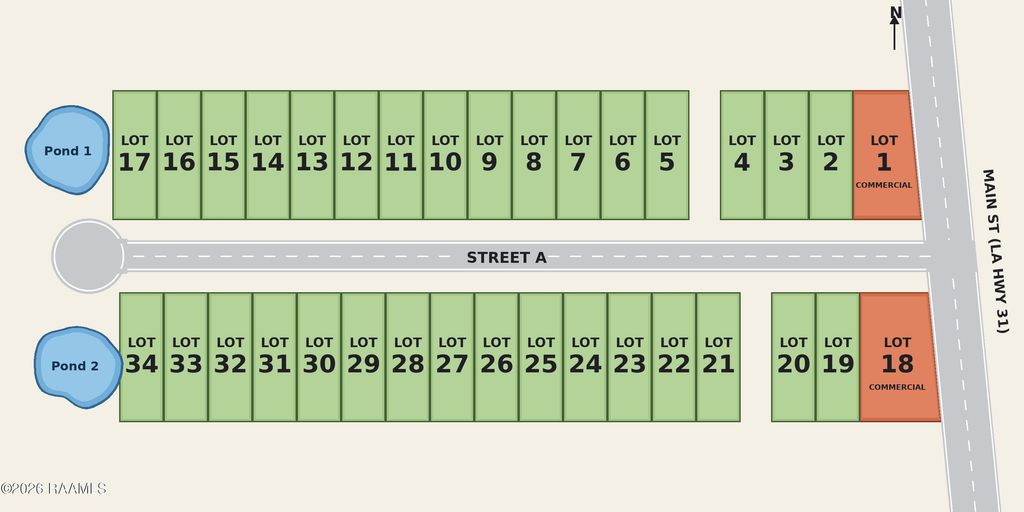 Tbd Hwy 31 Road Lot 2, Breaux Bridge, LA 70517