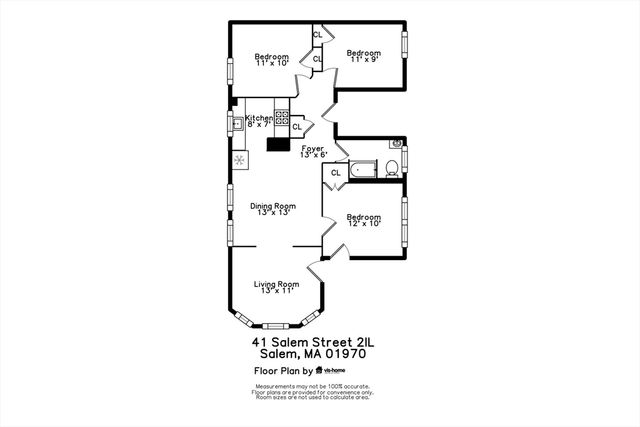 41 Salem St. 2L, Salem, MA 01970