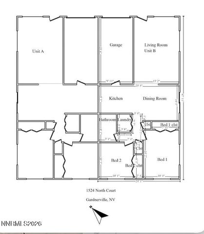 1524 North Court A, B, Gardnerville, NV 89410