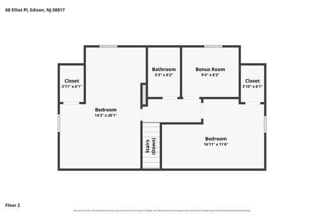 68 Elliot Place, Edison, NJ 08817