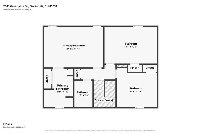 2043 Greenpine Drive, Springfield Twp., OH 45231