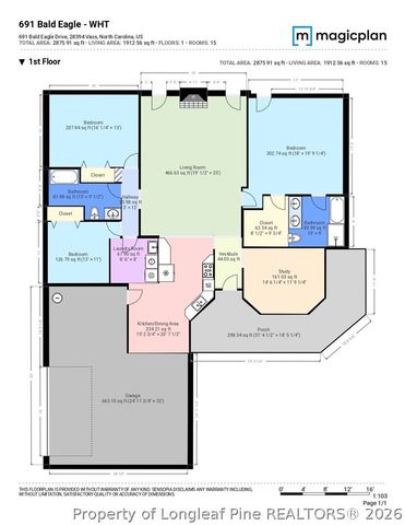 691 Bald Eagle Drive, Vass, NC 28394