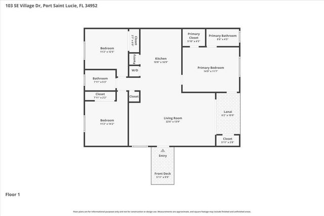 103 SE Village Drive, Port St. Lucie, Port St Lucie, FL 34952