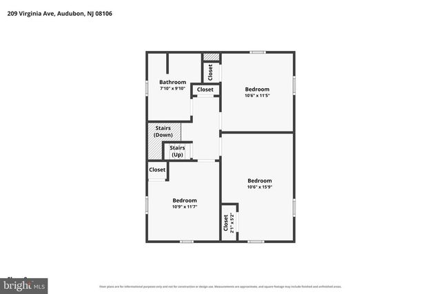 209 VIRGINIA AVE, Audubon, NJ 08106