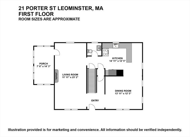 21 Porter St, Leominster, MA 01453