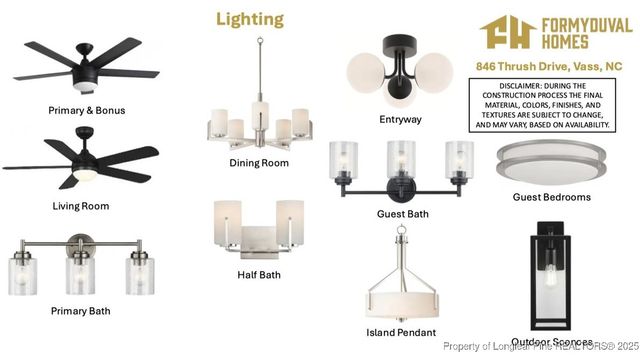 846 Thrush Drive, Vass, NC 28394