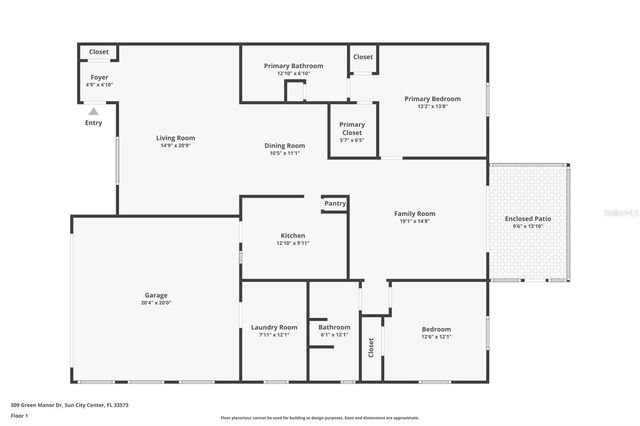 309 GREEN MANOR DRIVE, Sun City Center, FL 33573