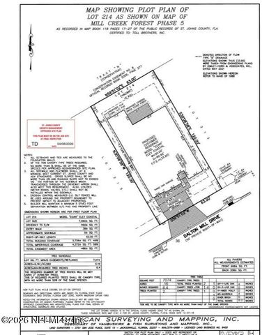 36 DALTON MILL Drive, St. Johns, FL 32259