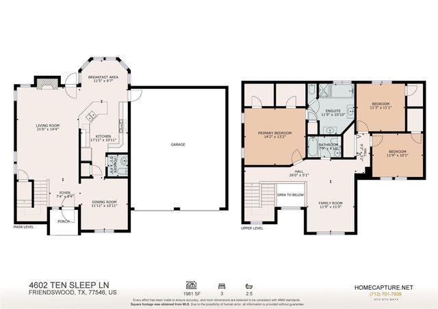 4602 Ten Sleep Lane, Friendswood, TX 77546