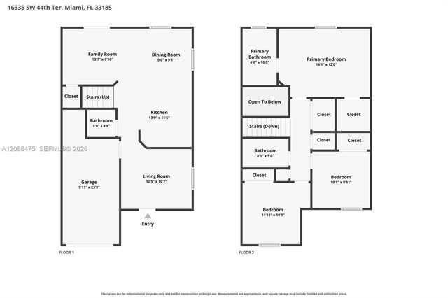 16335 SW 44th Terrace, Miami, FL 33185