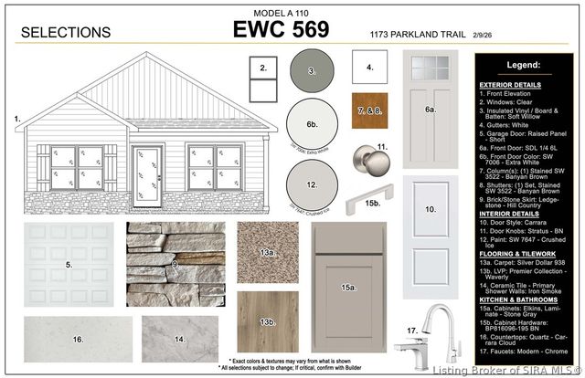1173 - LOT 569 Parkland Trail, Jeffersonville, IN 47130