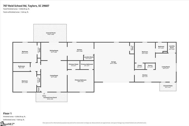 707 Reid School Road, Taylors, SC 29687