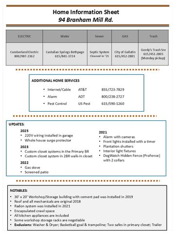 94 Branham Mill Rd, Gallatin, TN 37066