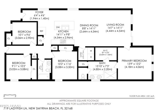 719 Ladyfish Lane, New Smyrna Beach, FL 32168