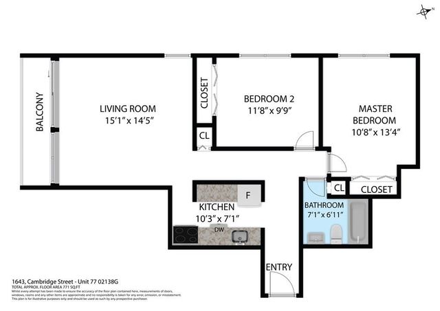 1643 Cambridge St 77, Cambridge, MA 02138