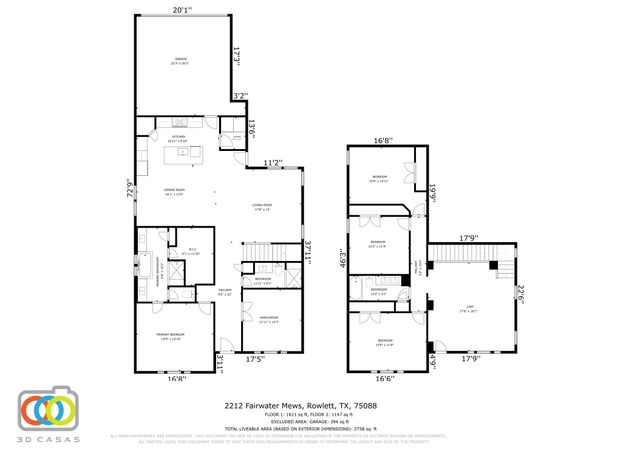 2212 Fairwater Mews, Rowlett, TX 75088