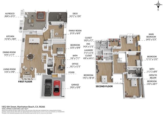 1852 6th, Manhattan Beach, CA 90266