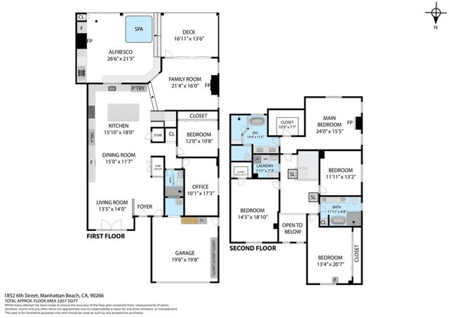 1852 6th, Manhattan Beach, CA 90266