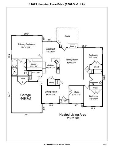 12015 Hampton Place Drive, Charlotte, NC 28269