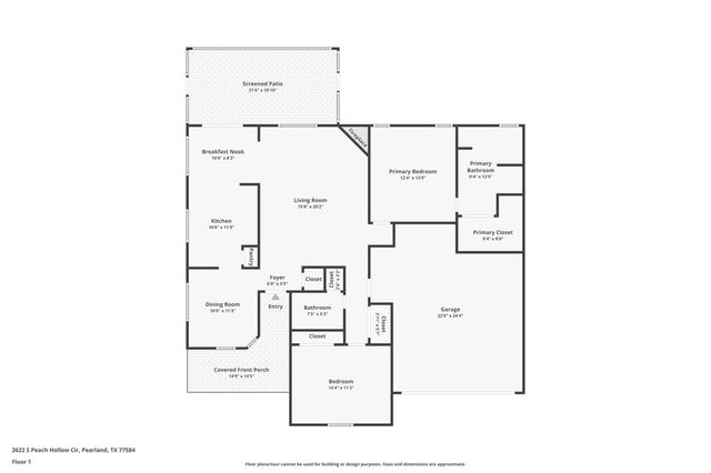 2622 S Peach Hollow Circle, Pearland, TX 77584