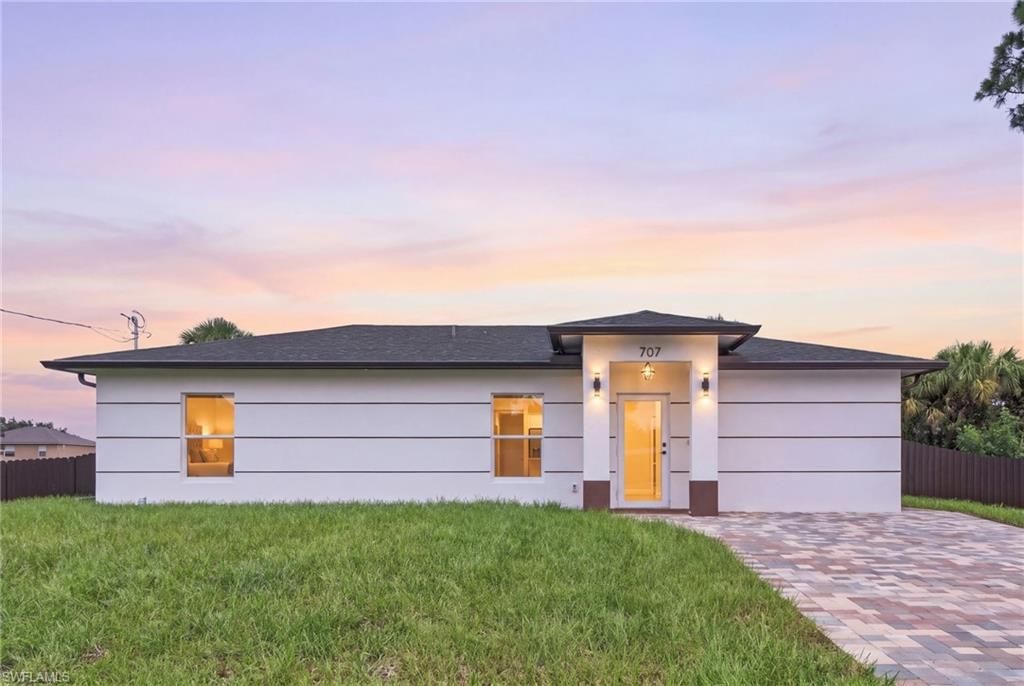 707 Sawyer ST, LEHIGH ACRES, FL 33974 — exterior