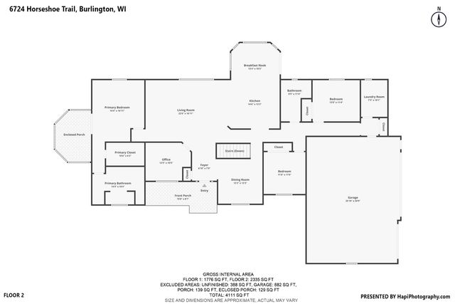 6724 Horseshoe TRAIL, Burlington, WI 53105