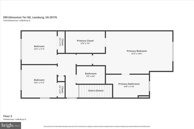 599 EDMONTON TER NE, Leesburg, VA 20176