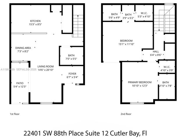 22401 SW 88th Pl 12-27, Cutler Bay, FL 33190