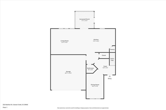 232 Wathen Drive, Goose Creek, SC 29445