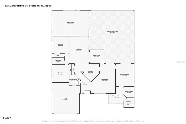 1405 OXFORDSHIRE COURT, Brandon, FL 33510