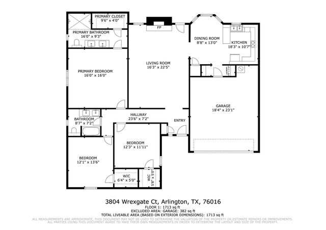 3804 Wrexgate Court, Arlington, TX 76016