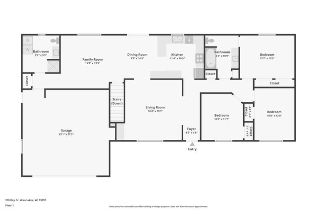310 Kay Drive, Waunakee, WI 53597