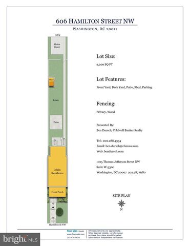 606 HAMILTON ST NW, Washington, DC 20011