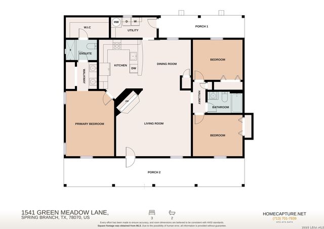 1541 GREEN MEADOW LN, Spring Branch, TX 78070