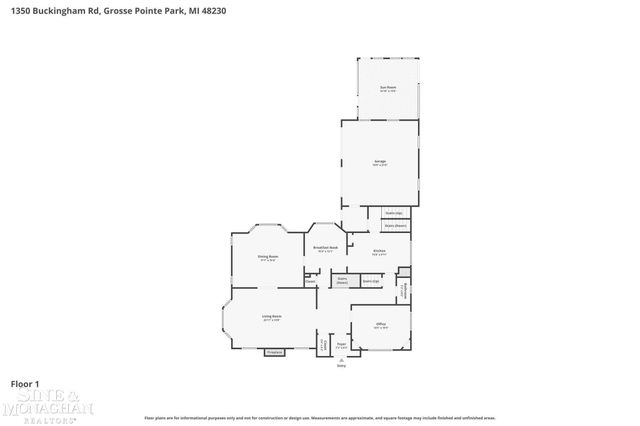1350 Buckingham Road, Grosse Pointe Park, MI 48230