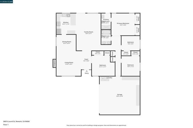 36874 Laurel St, Newark, CA 94560